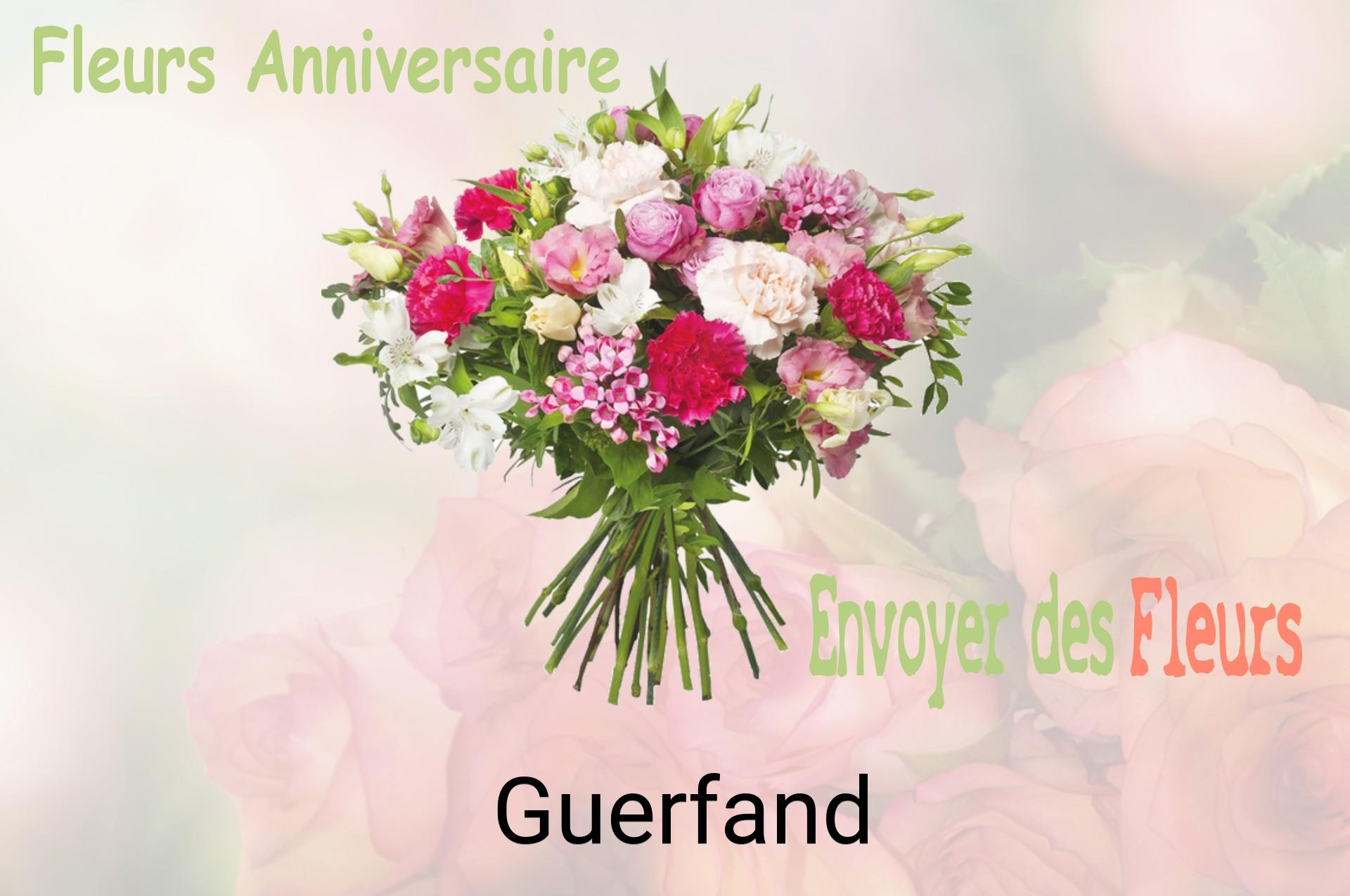 Bouquet de fleurs d’anniversaire livré à Guerfand