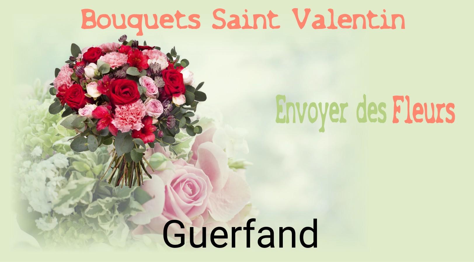 Roses de Saint-Valentin livrées à Guerfand